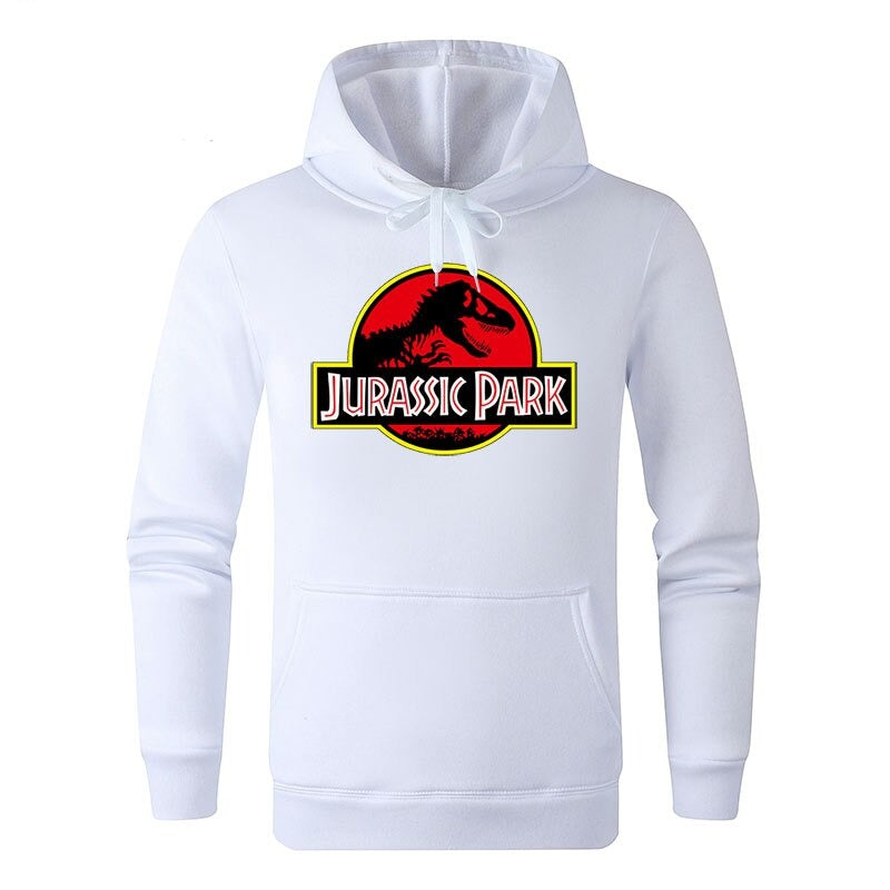 Férfi/Női Jurassic Park hosszú ujjú kapucnis pulóver