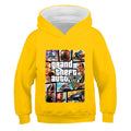Grand Theft Auto hosszúujjú kapucnis gyerek pulóver