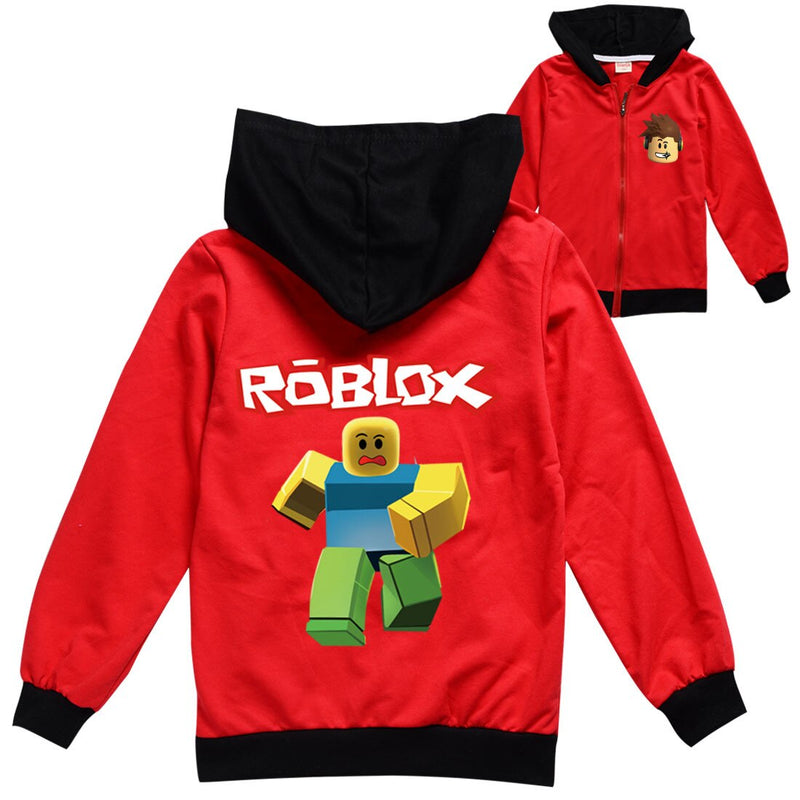 Roblox piros - fekete kapucnis pulóver