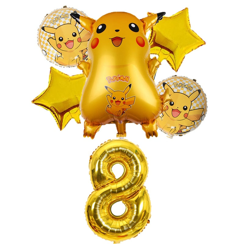 Pokémon születésnapi party kellék gyerekeknek