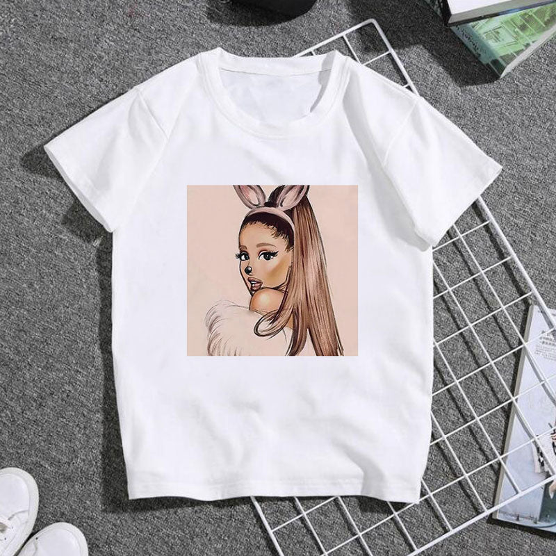 Női Ariana Grande rövid ujjú póló