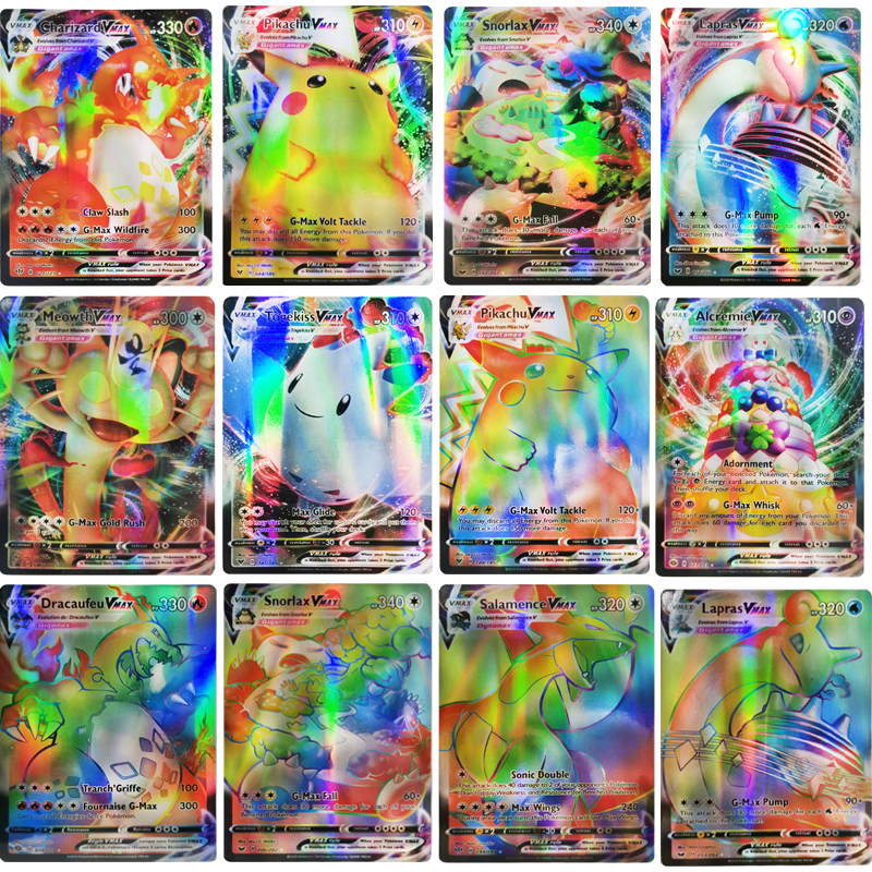 50-300 darabos Pokémon V MAX  kártyák
