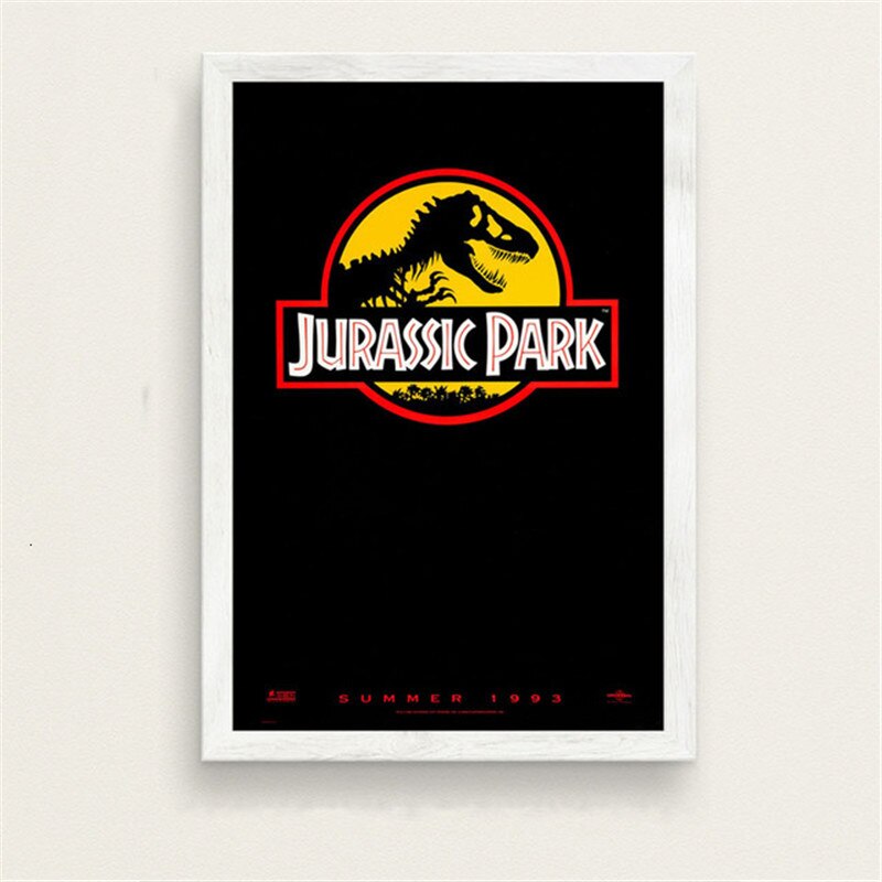 Jurassic Park retro nyomtatott vászon poszter