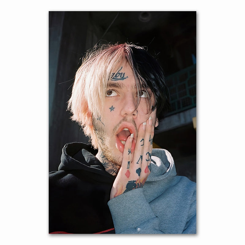 Lil Peep nyomtatott vászon poszter