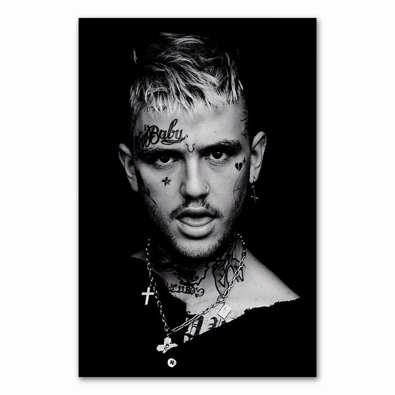 Lil Peep nyomtatott vászon poszter