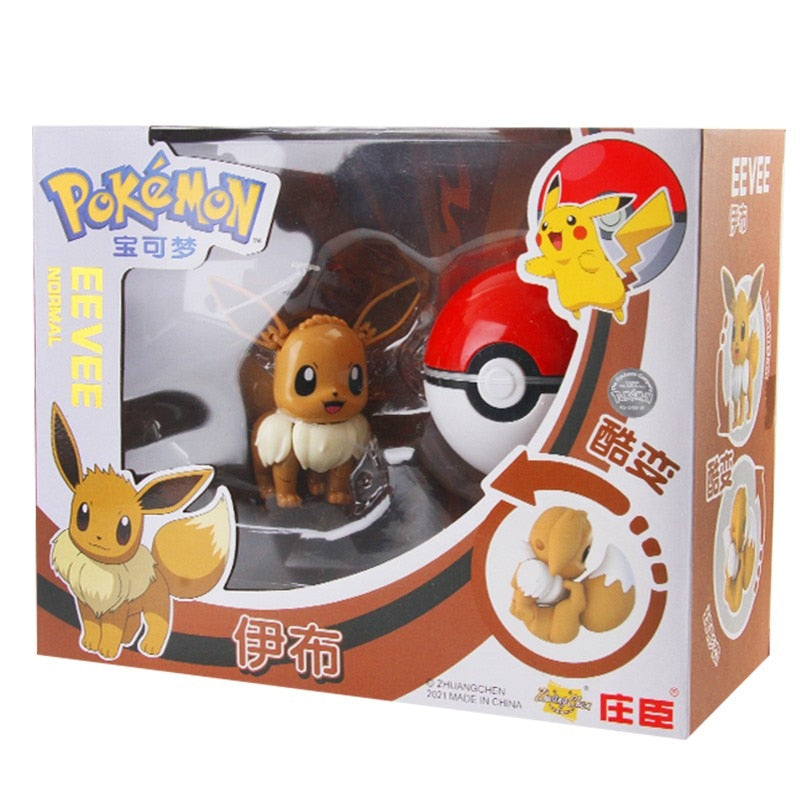 Golyóba zárható Pokémon figurák gyerekeknek