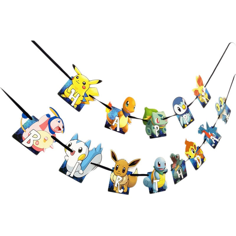Pokémon születésnapi party kellék gyerekeknek