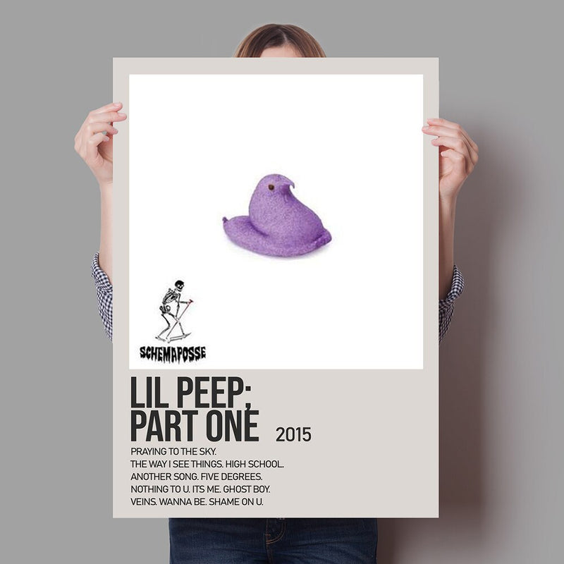 Lil Peep nyomtatott vászon poszter