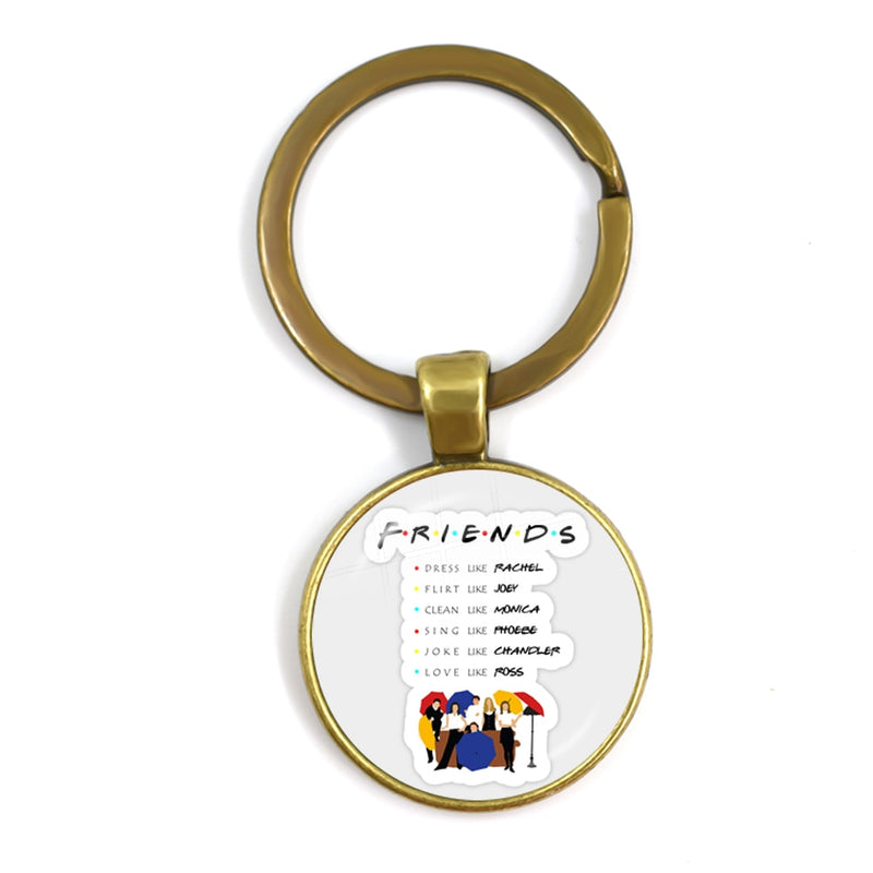 Friends, 25éves évfordulóra kiadott kulcstartók