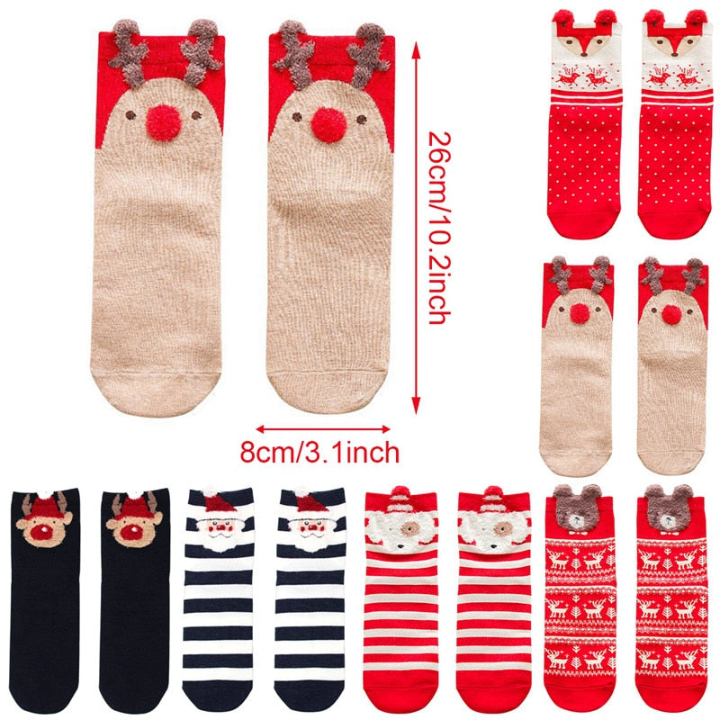 Cotton Christmas Socks Christmas Decoration For Home Christmas Ornament Xmas Gifts Navidad Natal 2022 Decor Socks New Year 2023