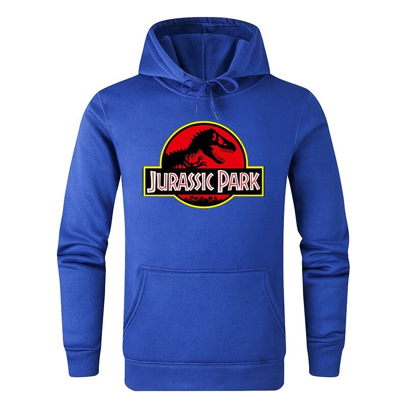 Férfi/Női Jurassic Park hosszú ujjú kapucnis pulóver