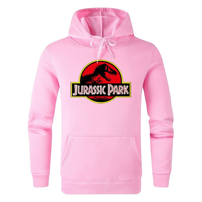 Férfi/Női Jurassic Park hosszú ujjú kapucnis pulóver