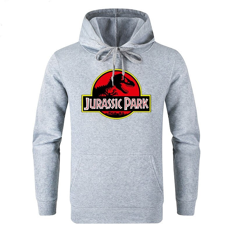 Férfi/Női Jurassic Park hosszú ujjú kapucnis pulóver