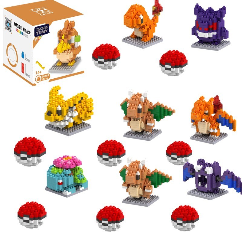 Pokémon építőkocka figurák
