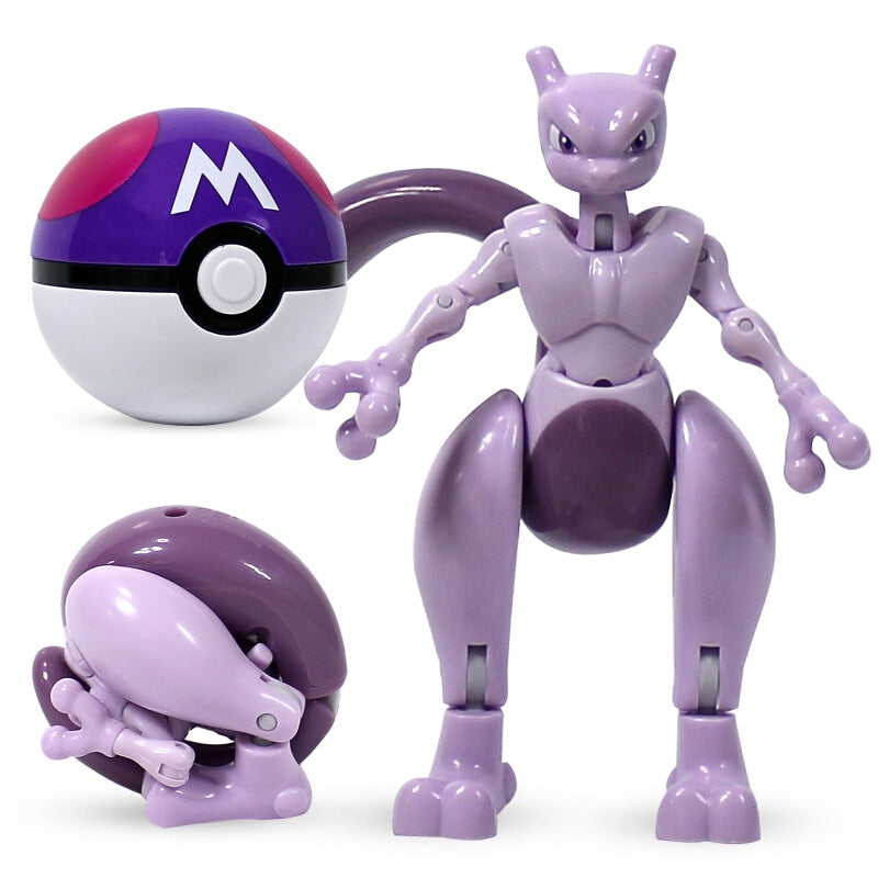 Golyóba zárható Pokémon figurák gyerekeknek