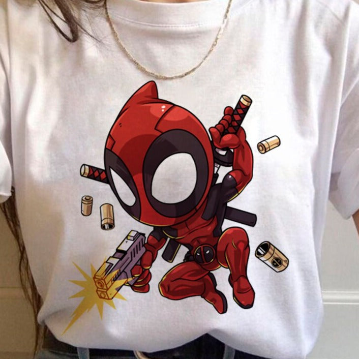 Női Deadpool rövid ujjú póló