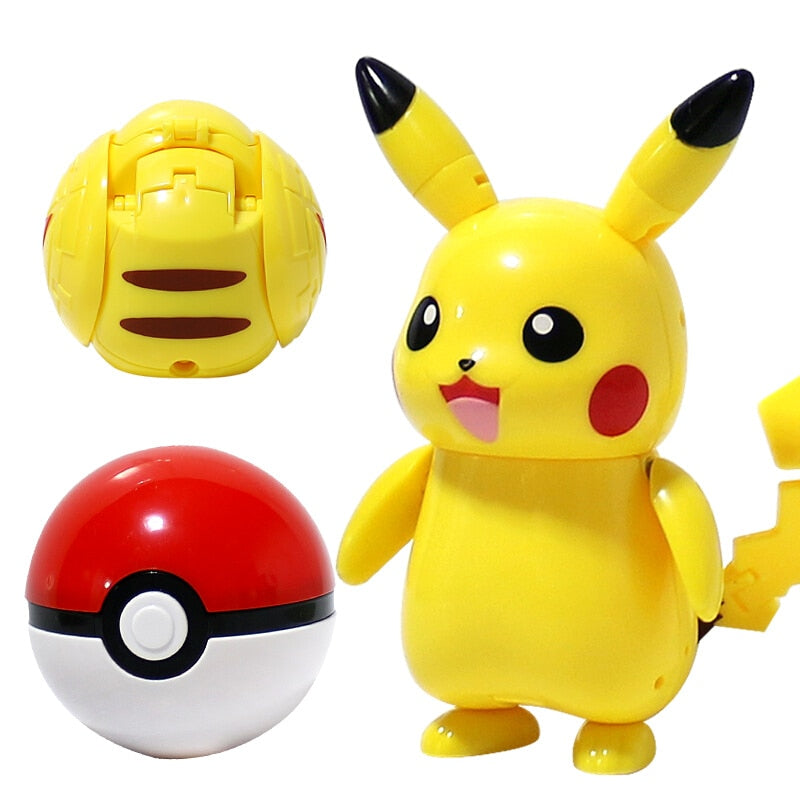 Golyóba zárható Pokémon figurák gyerekeknek