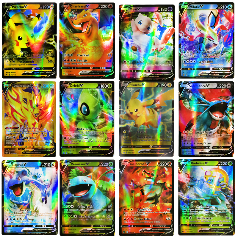 50-300 darabos Pokémon V MAX  kártyák