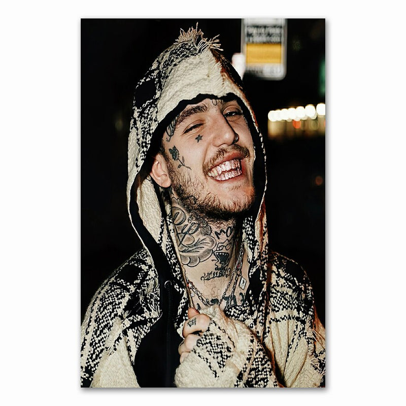 Lil Peep nyomtatott vászon poszter