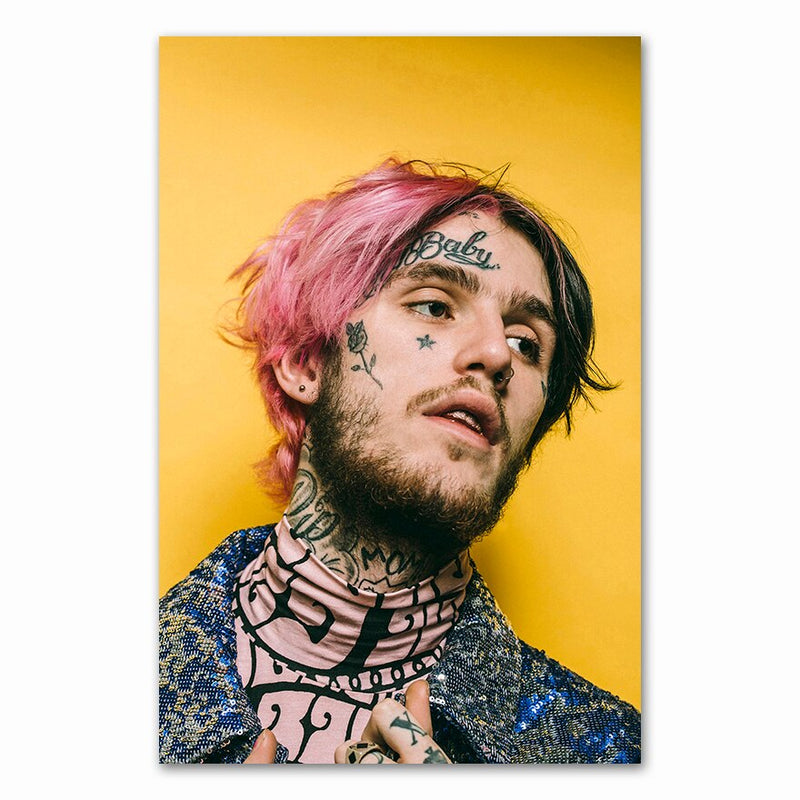 Lil Peep nyomtatott vászon poszter