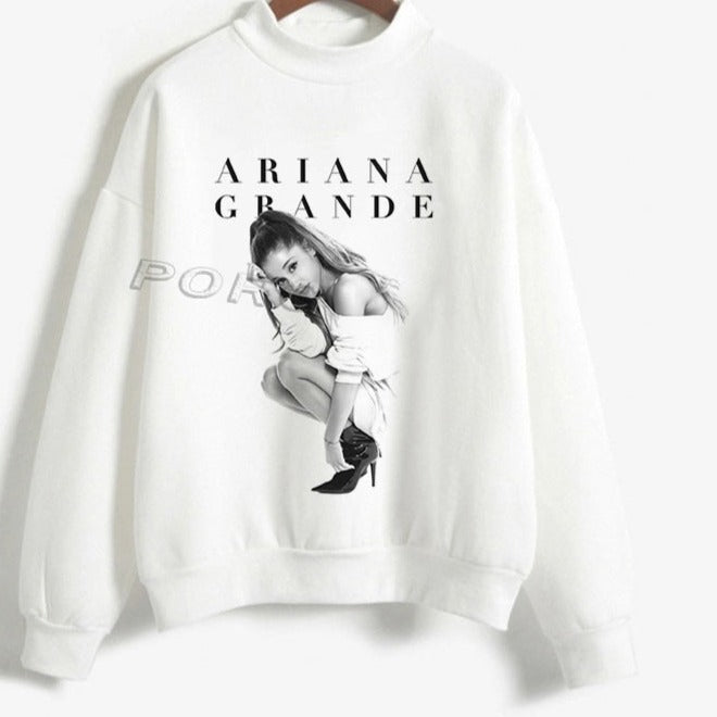 Női Ariana Grande hosszú ujjú pulóver
