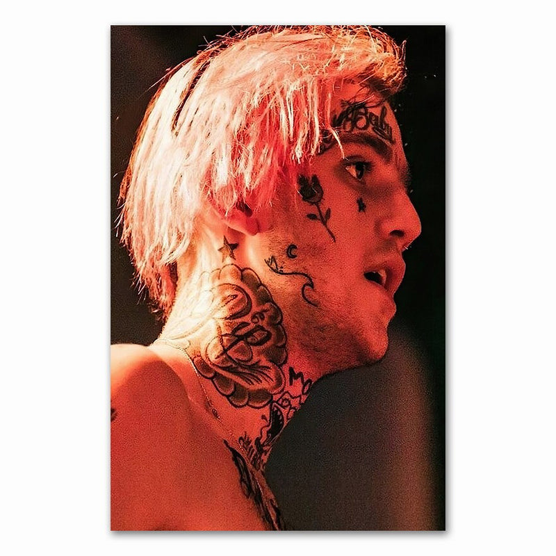 Lil Peep nyomtatott vászon poszter