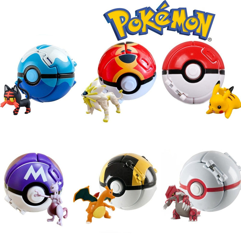 Pokémon karakterek és pokélabdáik