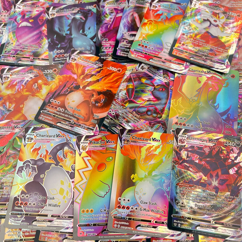 50-300 darabos Pokémon gyűjthető kártyák