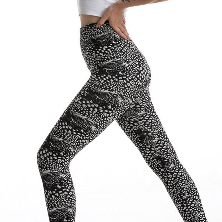 Sportos, mintás leggings