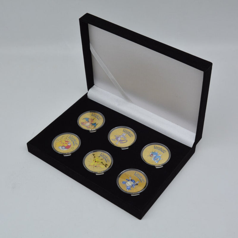 Pokémon gyűjthrtő fém érmék