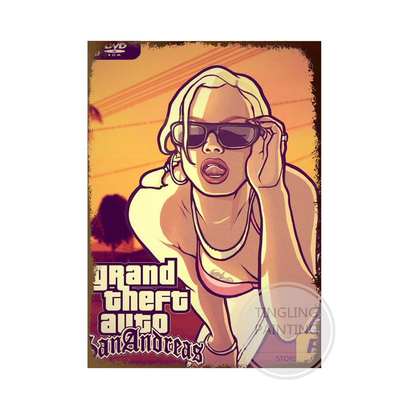 Grand Theft Auto poszter dekoráció