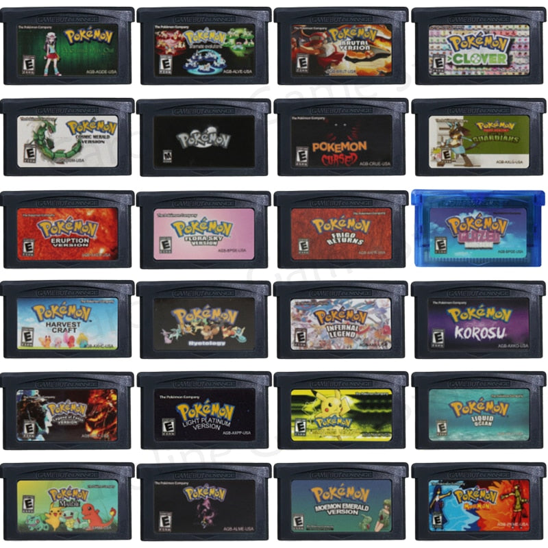 Pokémon GBA videójátékok