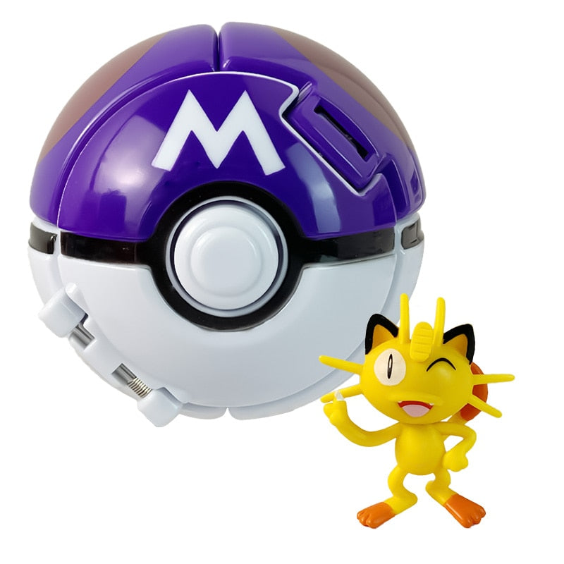Pokélabda 1 darab Pokémon figurával