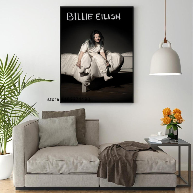 Billie Eilish színes posztervariációk