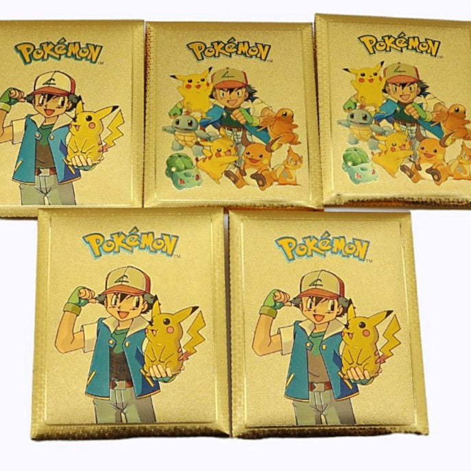 Pokémon Vmax GX Energy fém játékkártyák