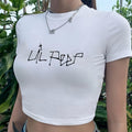 Lil Peep női crop póló