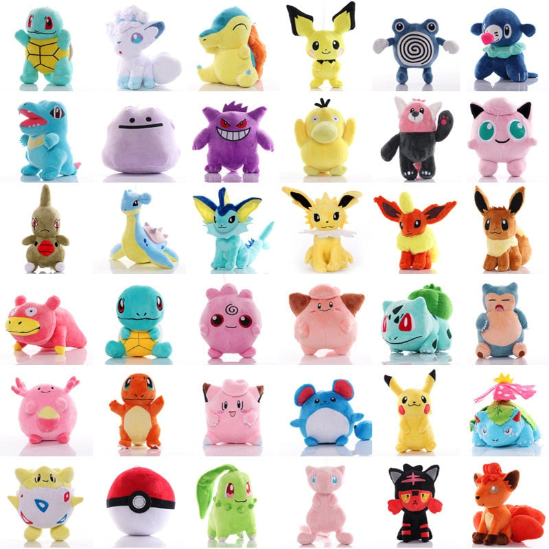 Pokémon plüssfigurák 15 - 20 cm