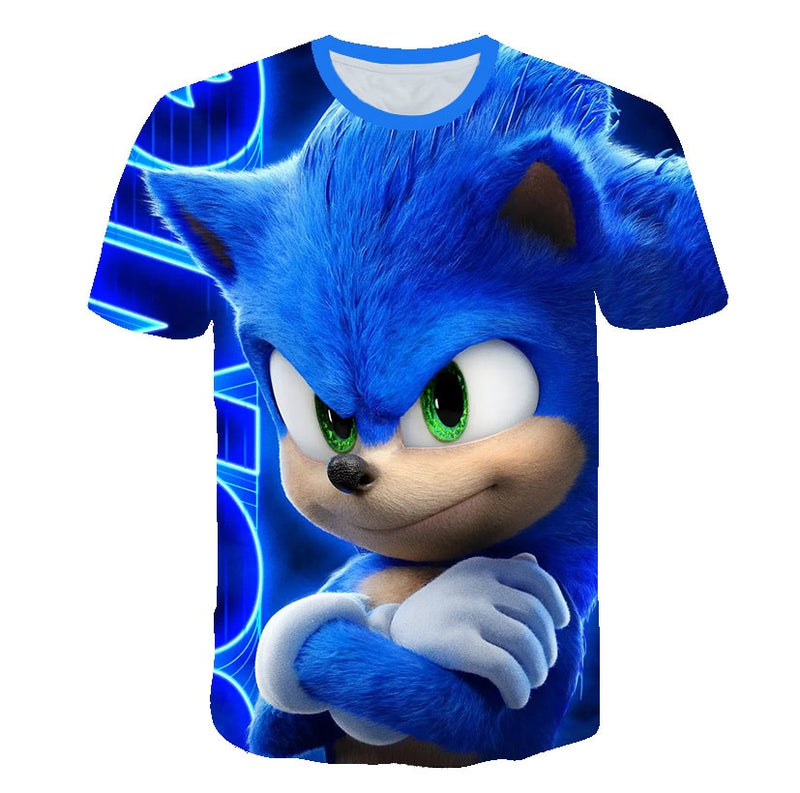 Fiú/Lány Sonic rövidujjú póló