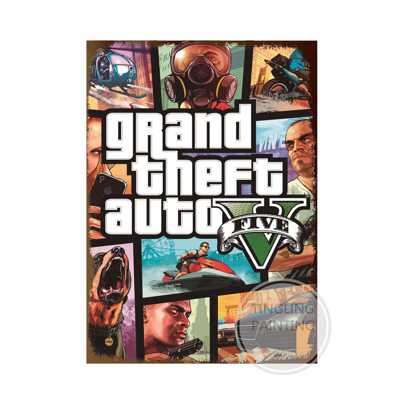 Grand Theft Auto poszter dekoráció