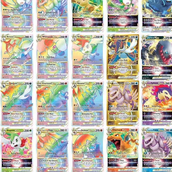 100 darabos Pokémon kártyák