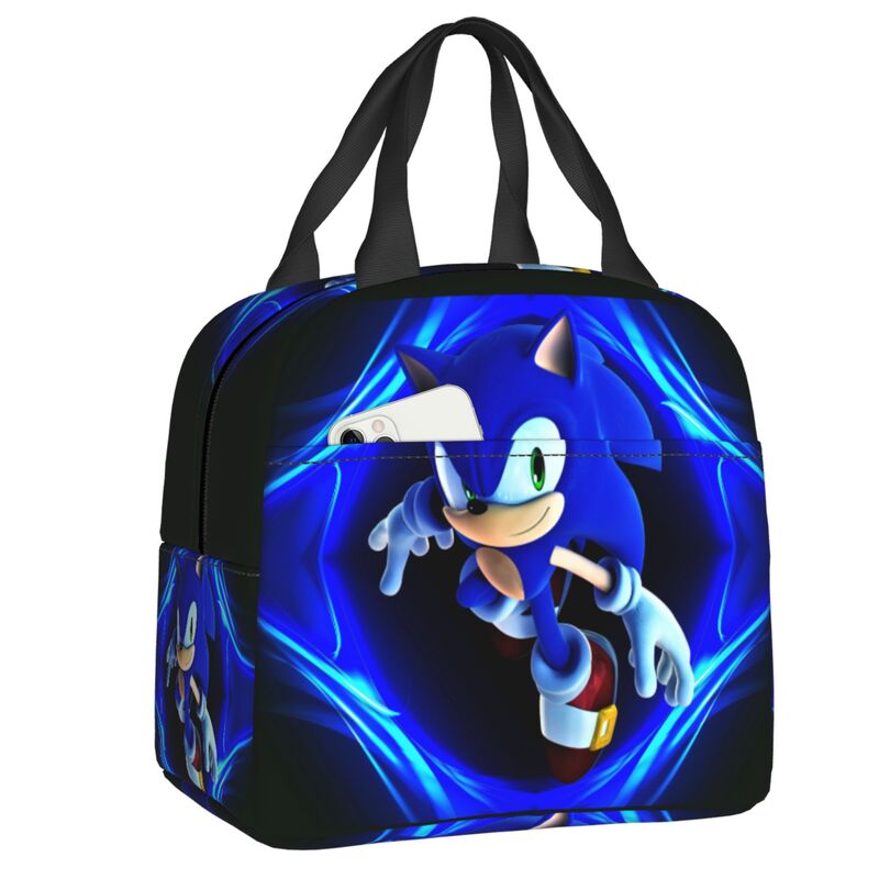 Sonic uzsonnahordó táska