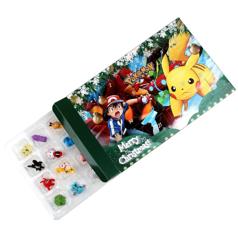 Pokémon adventi naptár ajándék matricákkal