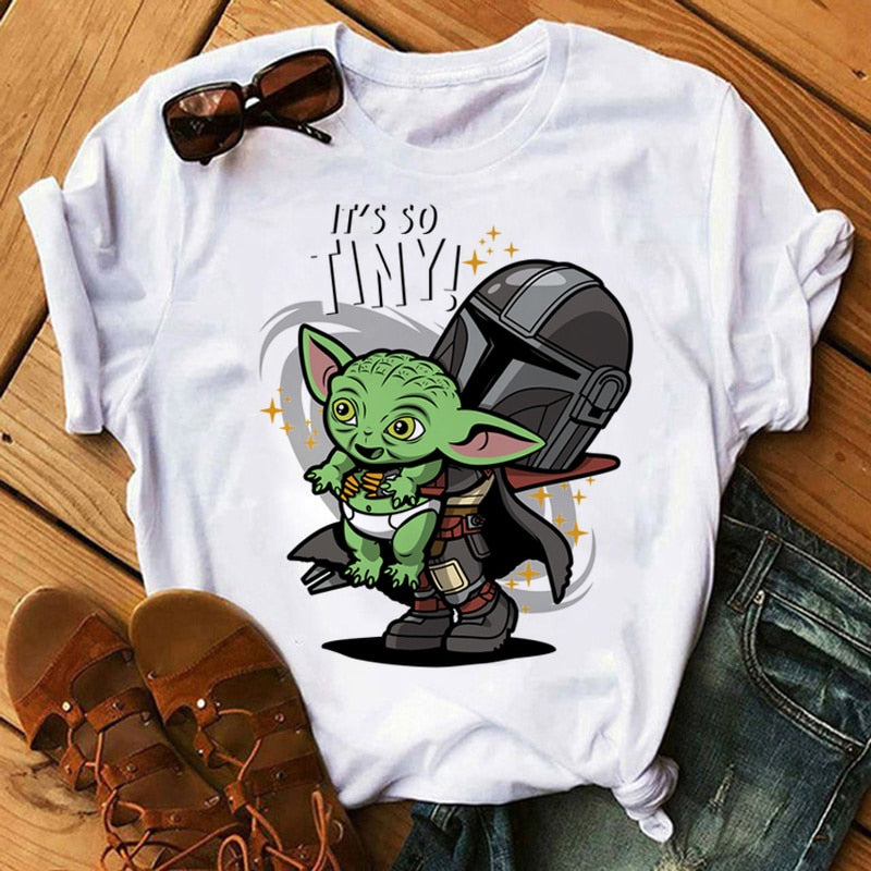 Férfi/Női Star Wars Yoda rövid ujjú póló