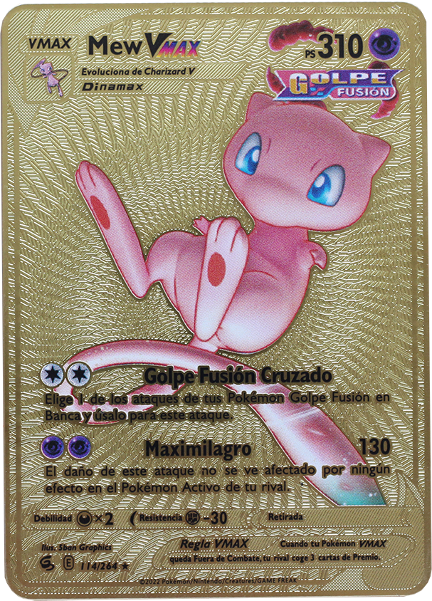 Pokémon Vmax fémkártya, limitált kiadás
