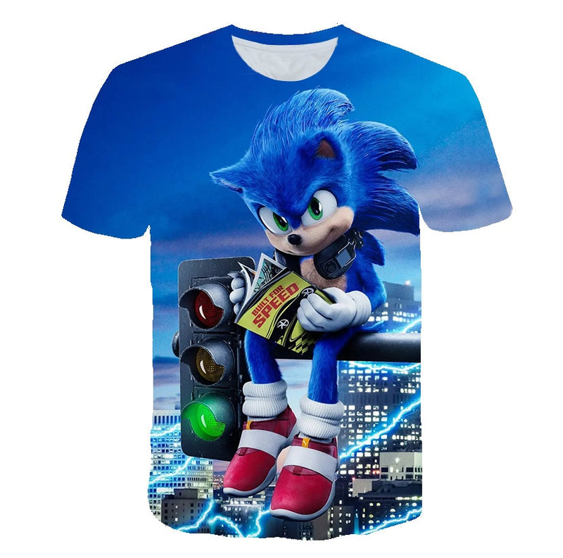 Fiú/Lány Sonic rövidujjú póló