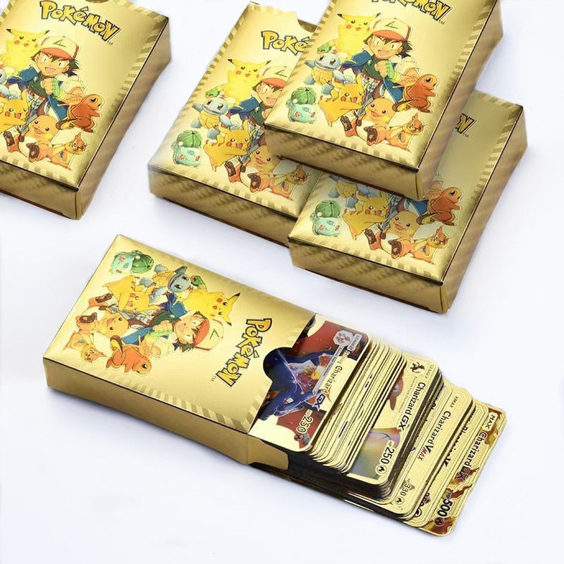 Pokémon 10 darabos Vmax Gx  aranykártyák