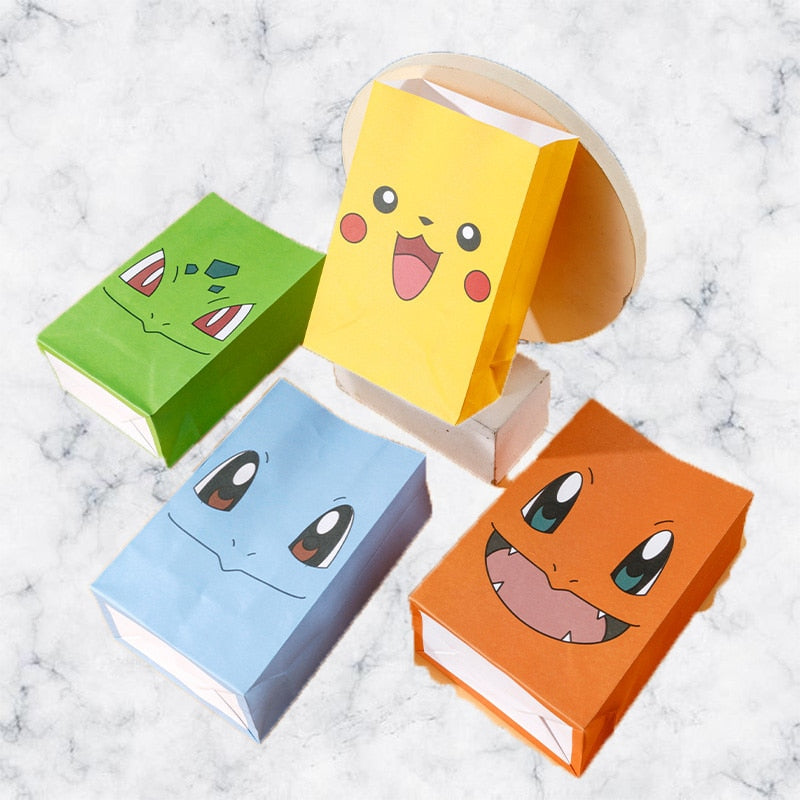 Pokémon témájú édességzacskók