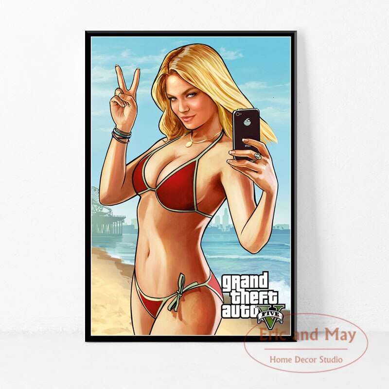 GTA bikinis hölgyek -  poszterek