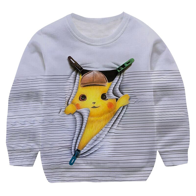 Pokémon figurás pulóver gyerekeknek