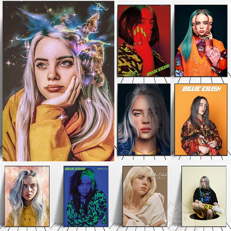 Billie  Eilish dekoratív poszterek